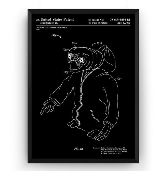 E.T. Patent Print - Magic Posters