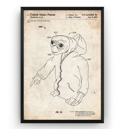 E.T. Patent Print - Magic Posters