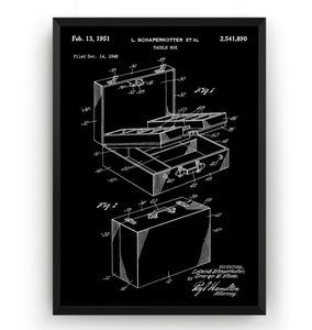 Fishing Tackle Box 1951 Patent Print - Magic Posters