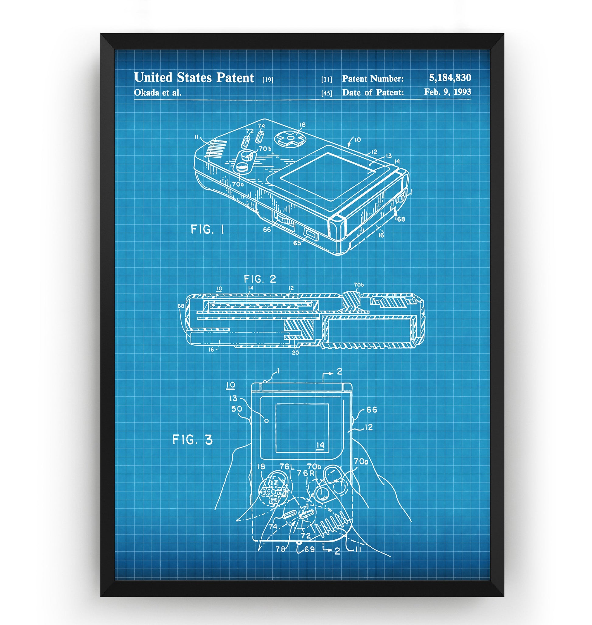 Game Boy Patent Print - Magic Posters