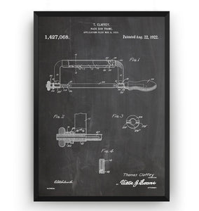 Hacksaw 1920 Patent Print - Magic Posters
