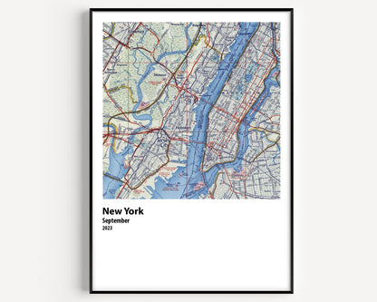Personalised City Map Print - Magic Posters