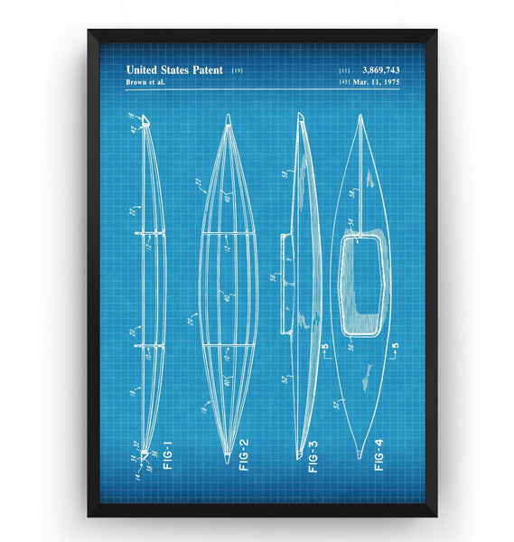 Kayak Patent Print - Magic Posters