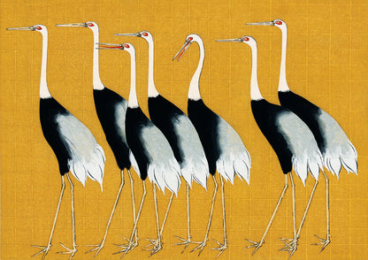 Ogata Korin Red Crowned Crane Bird Print - Magic Posters