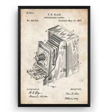 Lucidograph Camera Patent Print - Magic Posters