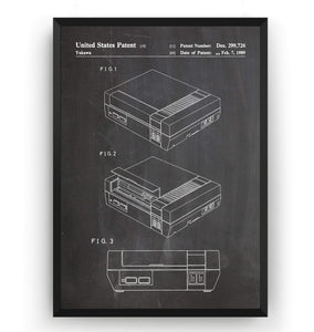 NES Patent Print - Magic Posters