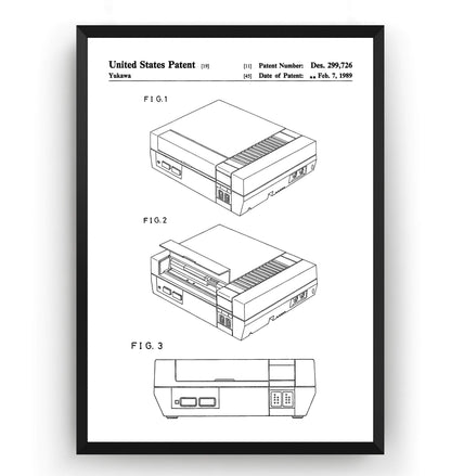 NES Patent Print - Magic Posters