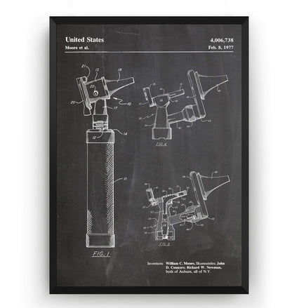 Otoscope 1977 Patent Print - Magic Posters