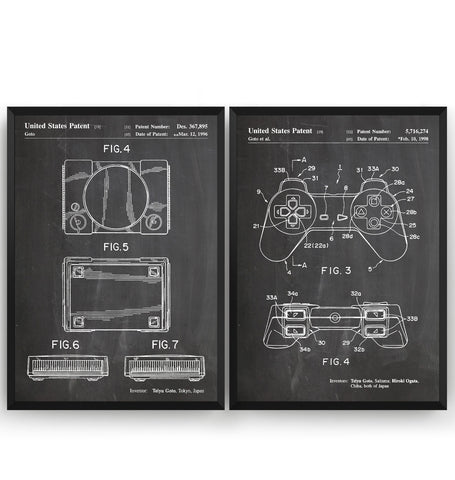 PS Set Of 2 Patent Prints - Magic Posters