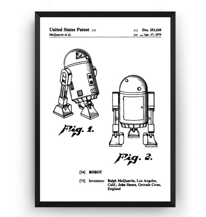 R2D2 Patent Print - Magic Posters