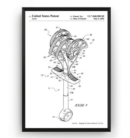 Rock Climbing Cam Patent Print - Magic Posters