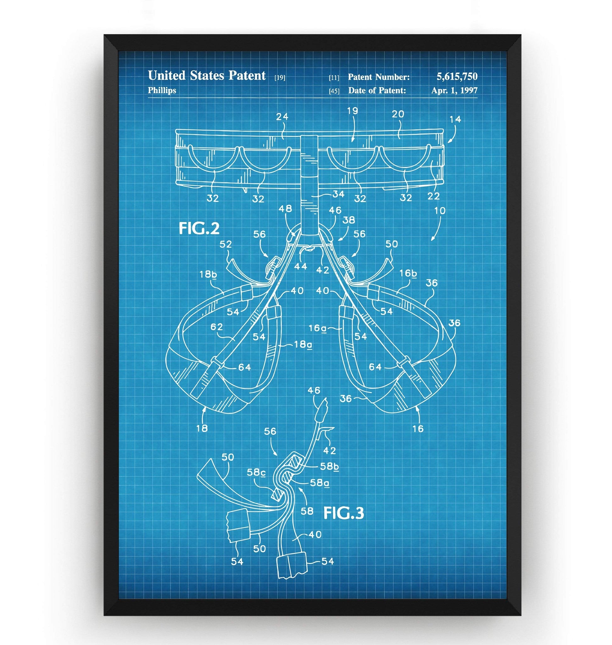Rock Climbing Harness Patent Print - Magic Posters