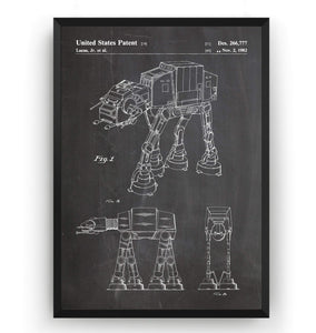 Star Wars AT-AT Walker Patent Print - Magic Posters
