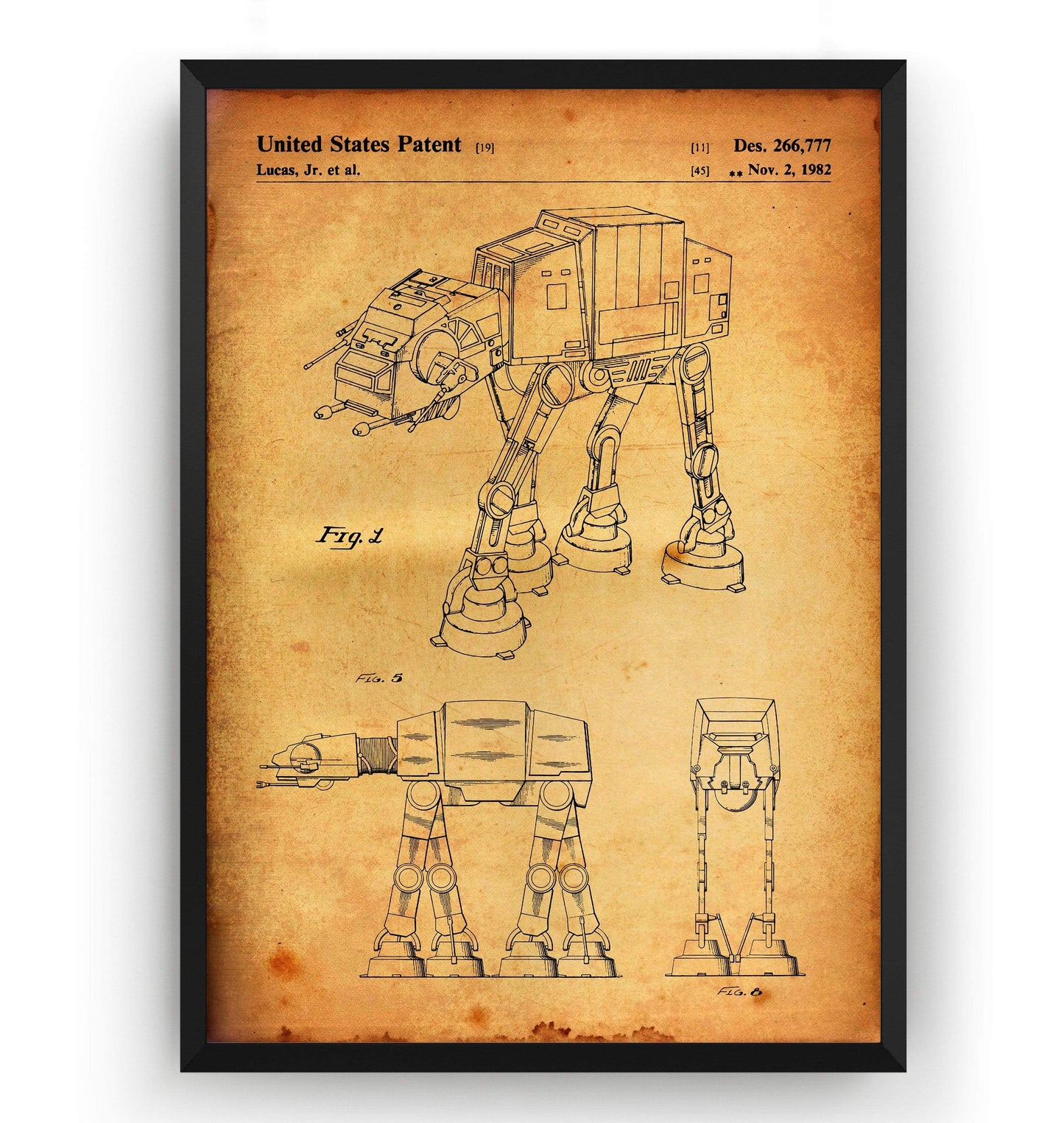 Star Wars AT-AT Walker Patent Print - Magic Posters