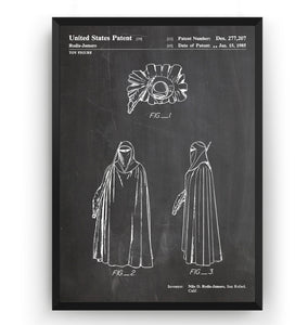 Star Wars Imperial Guard 1985 Patent Print - Magic Posters