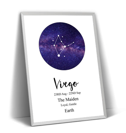 Virgo Zodiac Print - Magic Posters