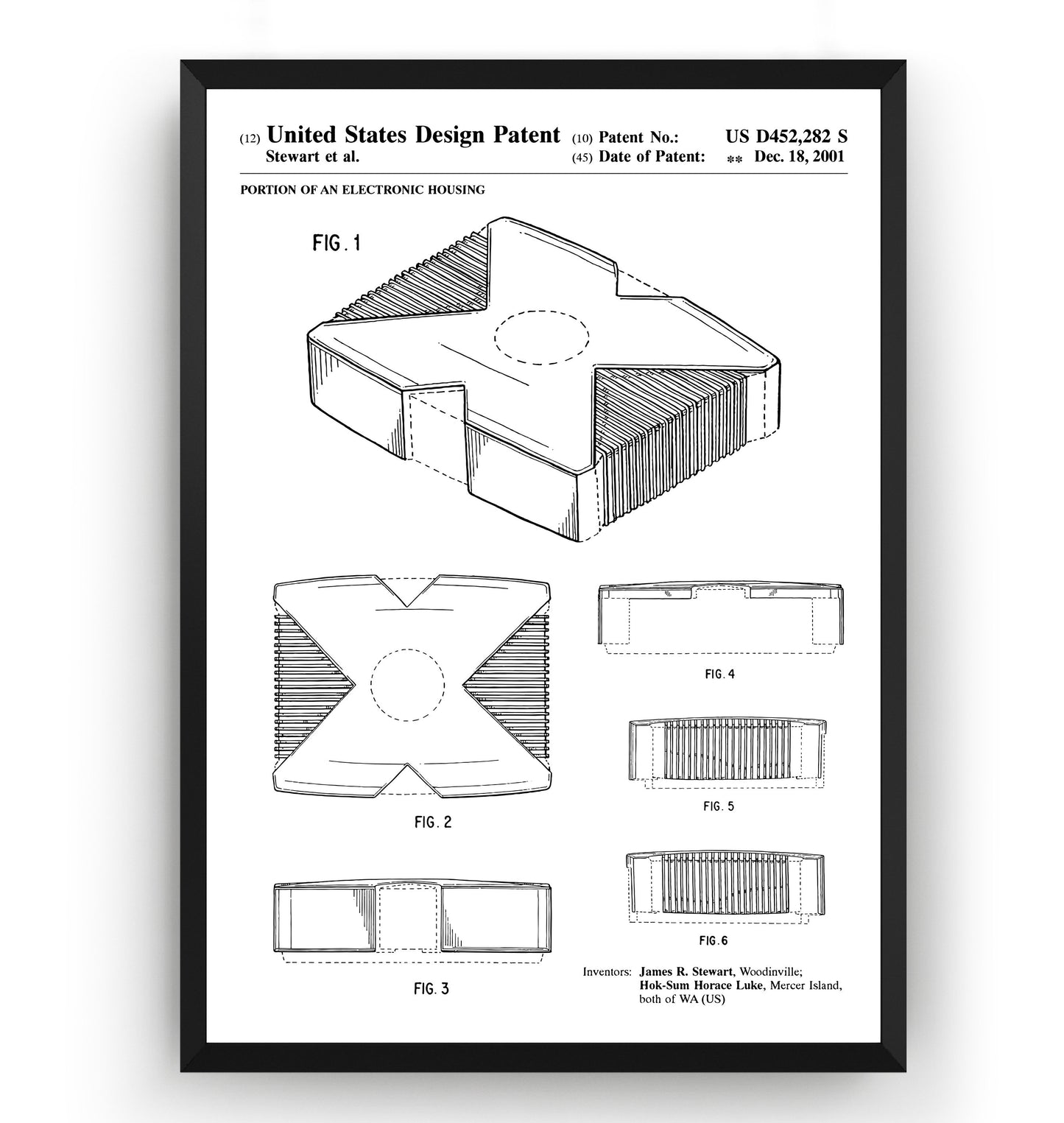 X Console 2001 Patent Print - Magic Posters