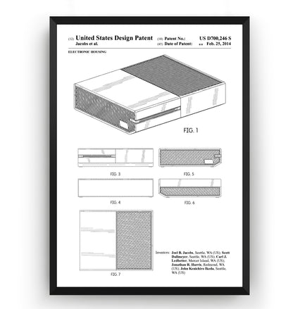 One Console 2014 Patent Print - Magic Posters